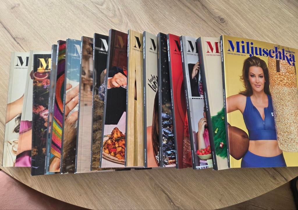 Miljuschka Magazine Limited Edition Nrs. 1 t/m 16, Ophalen of Verzenden, Zo goed als nieuw, Overige typen