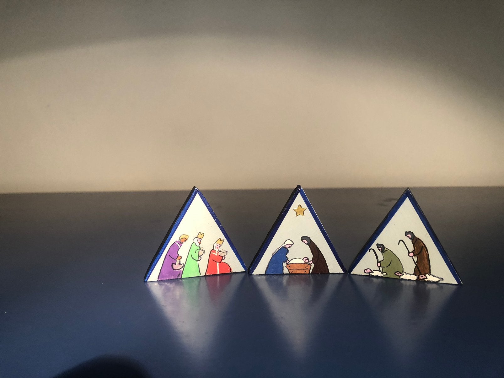 3 delige mini kerststal. Handwerk €9.50, Ophalen of Verzenden, Nieuw