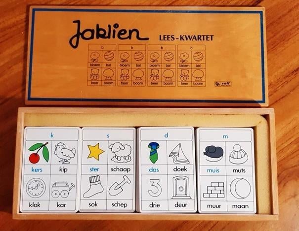 Jaklien lees kwartet, Rolf leermiddelen jaren 60-70, Kinderen en Baby's, Speelgoed | Educatief en Creatief, Ophalen of Verzenden