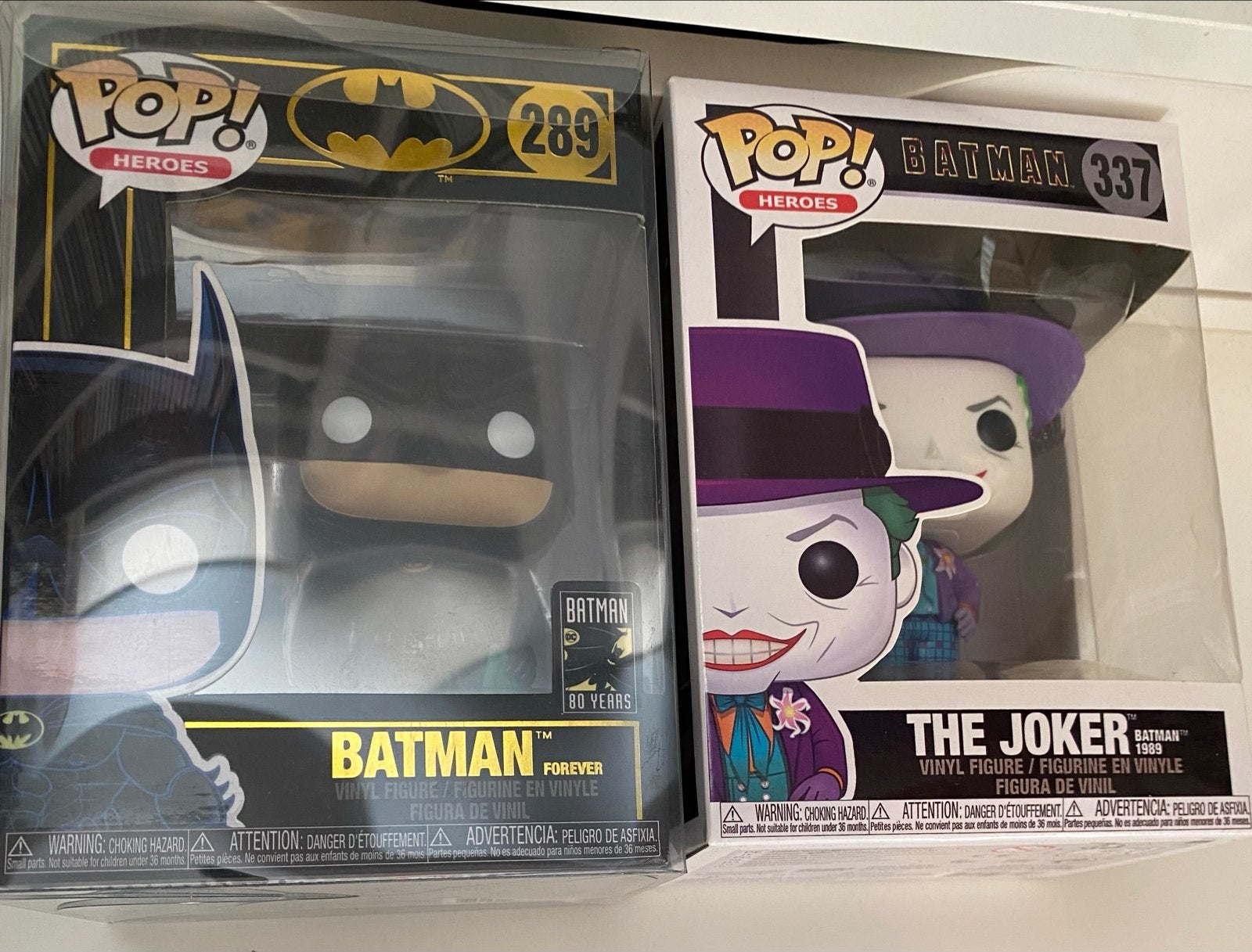 Funko Pop! Batman 289 & The Joker 337 - Nieuw in hoesje, Ophalen of Verzenden, Zo goed als nieuw