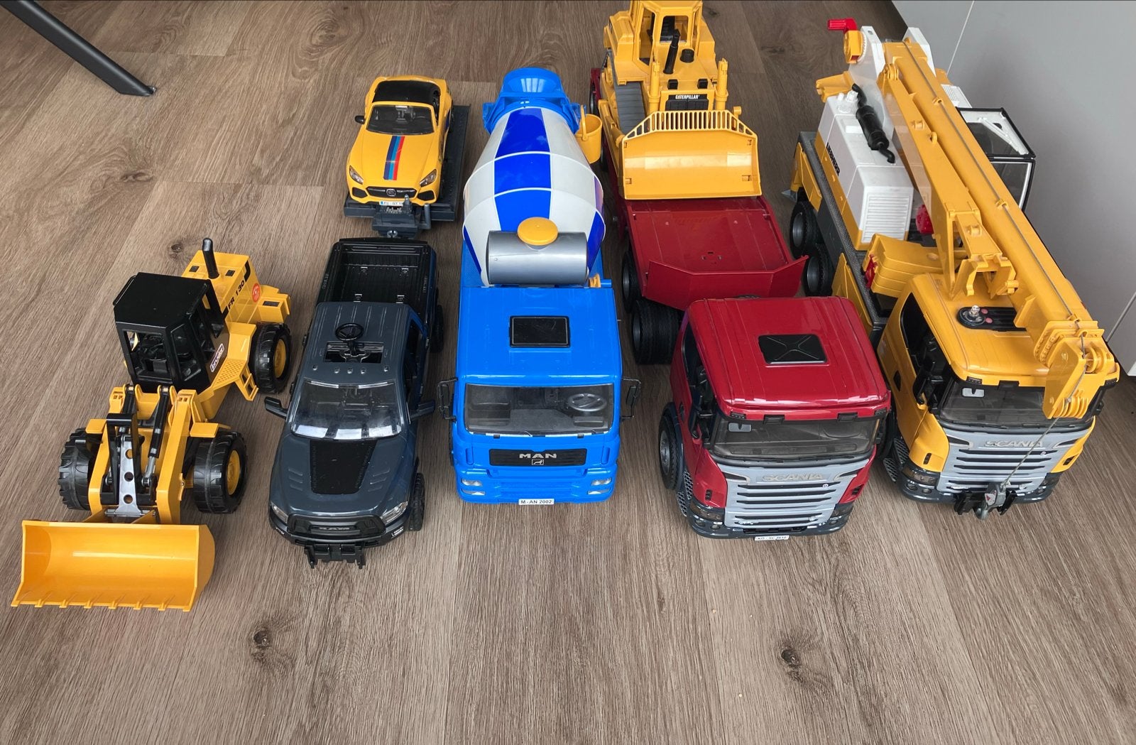 Grote collectie Bruder speelgoedvoertuigen, Ophalen, Gebruikt