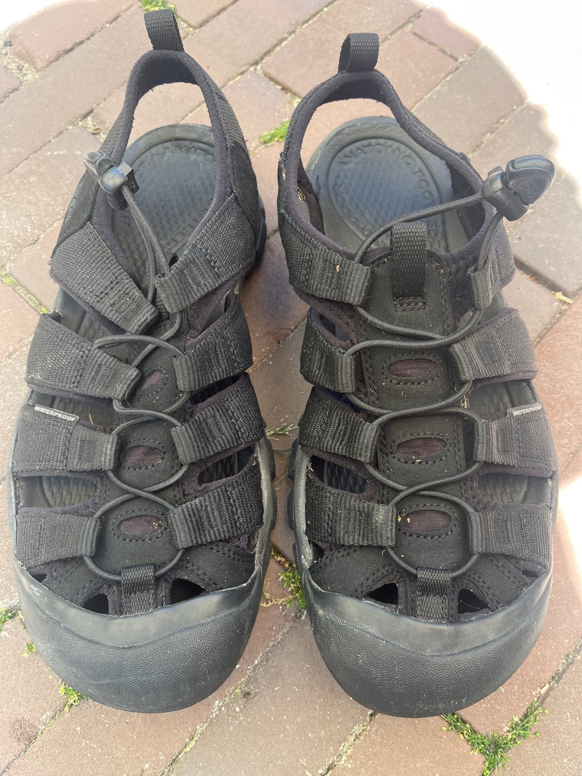 Keen sandalen maat 42.5, zwart, gedragen, Ophalen of Verzenden, Gedragen, Zwart, Sandalen