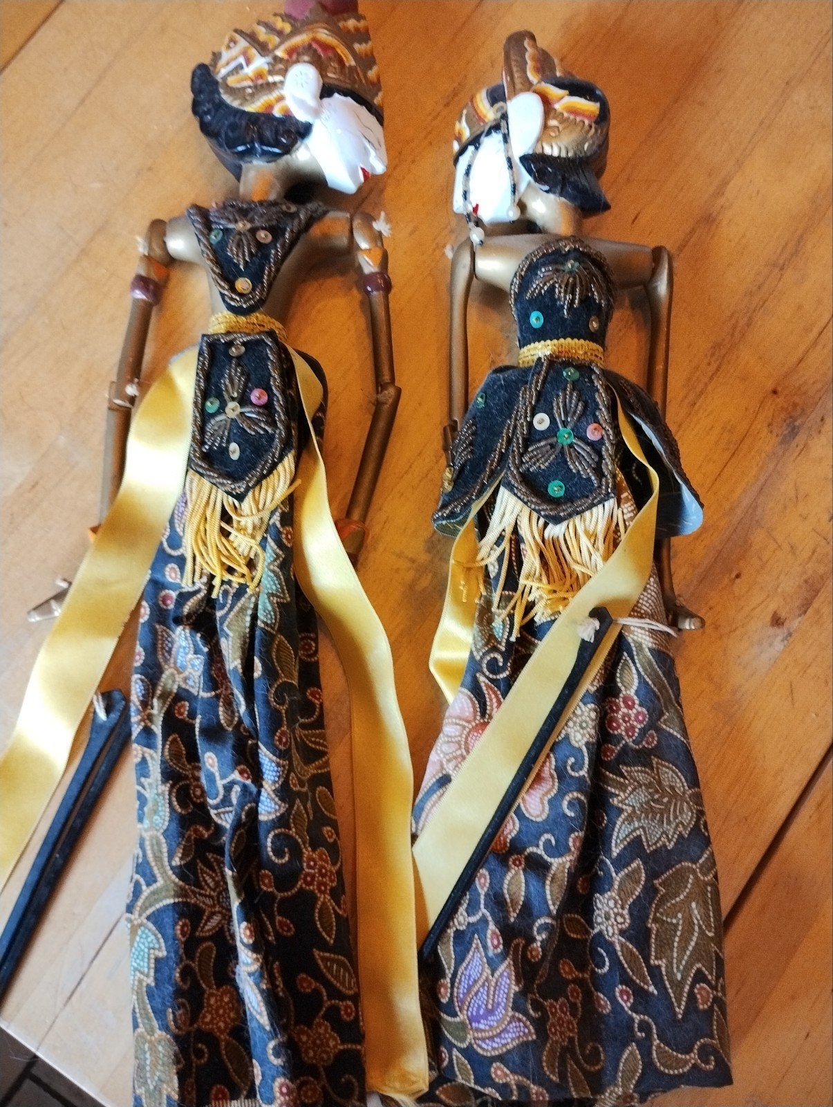 Vintage Wayang Golek pop - Indonesische handpop, Ophalen of Verzenden