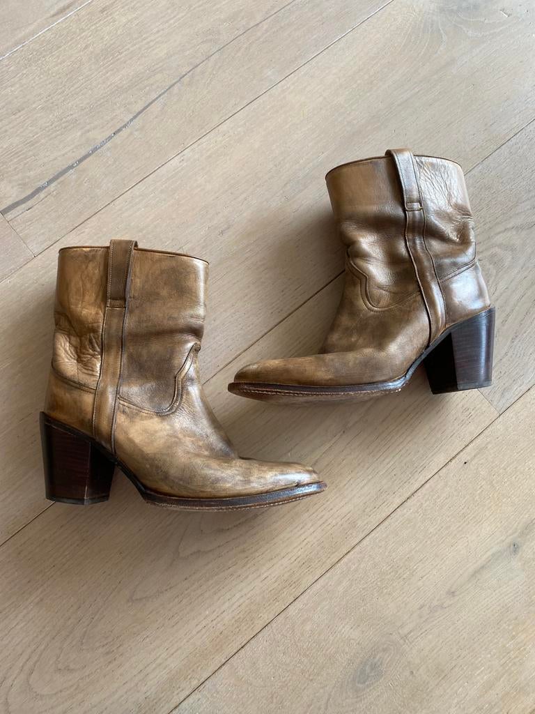 Tony mora cowboy laarzen 39 nieuwstaat, Kleding | Dames, Schoenen, Bruin, Lage of Enkellaarzen, Ophalen of Verzenden, Zo goed als nieuw