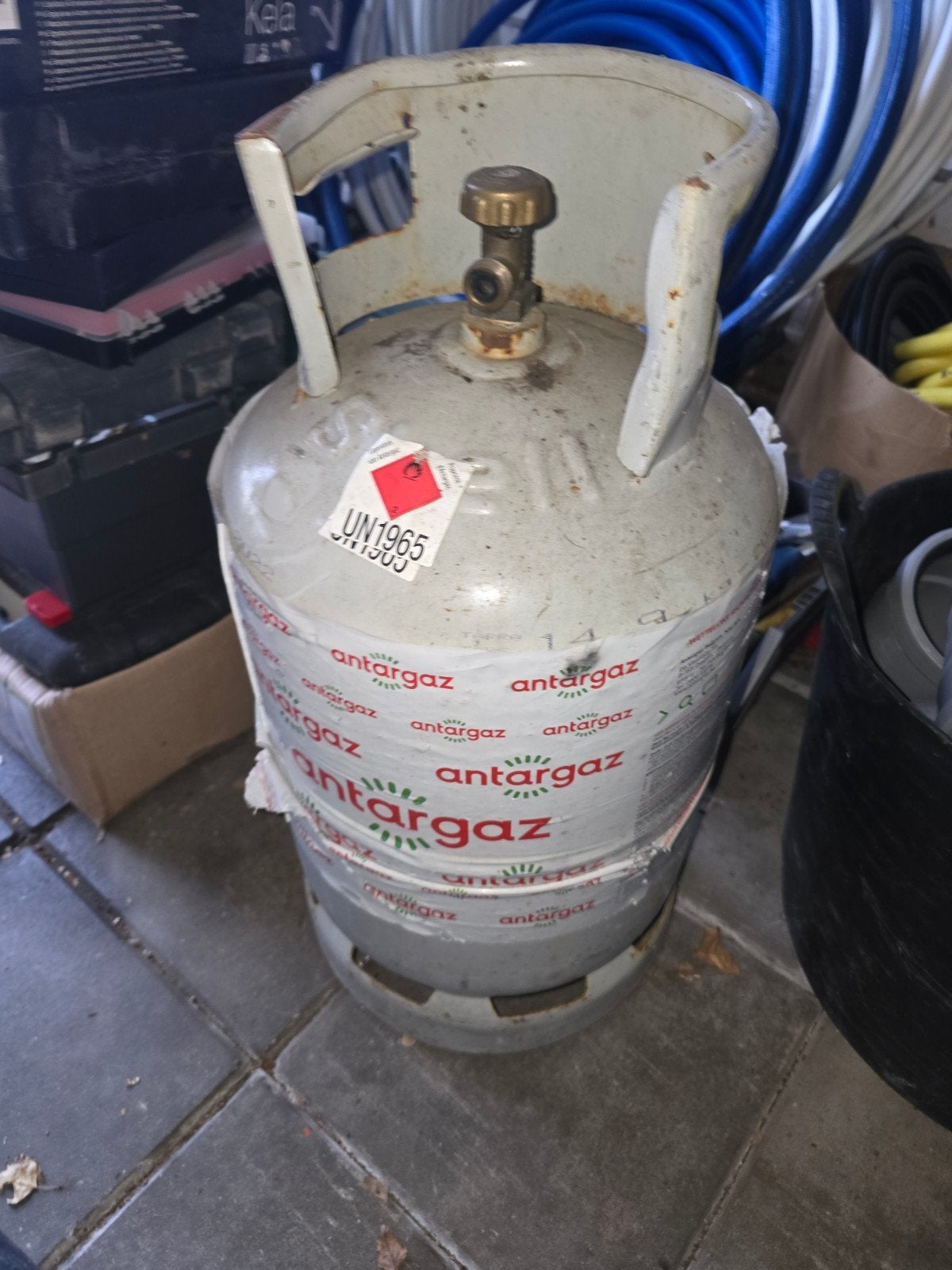 Antargaz gasfles - Gebruikt, Ophalen of Verzenden, Gebruikt, Antargaz