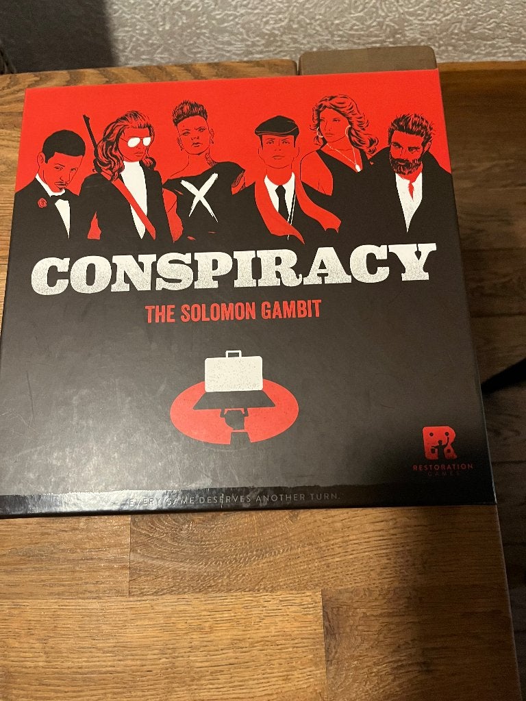 bordspel conspiracy The solomon gambit, Ophalen of Verzenden, Zo goed als nieuw, Restoration Games