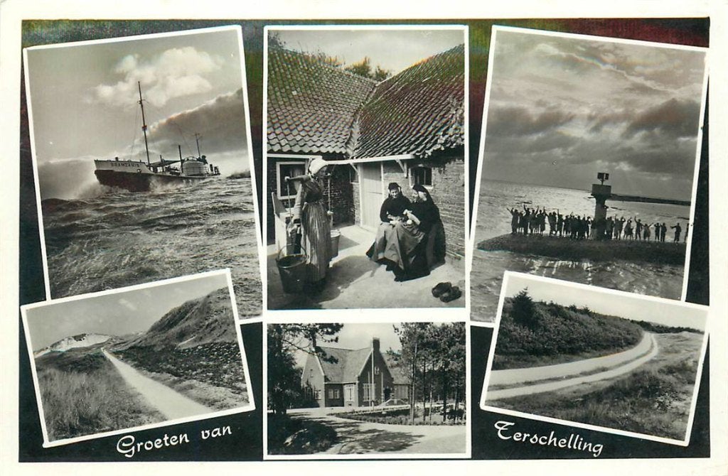 702-065-001 Terschelling, Verzenden, Voor 1920, Friesland