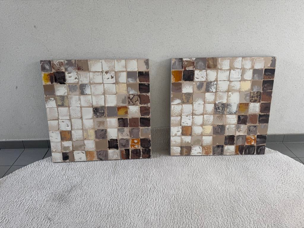 Wanddecoratie Leenbakker 2x, Huis en Inrichting, Ophalen, Zo goed als nieuw