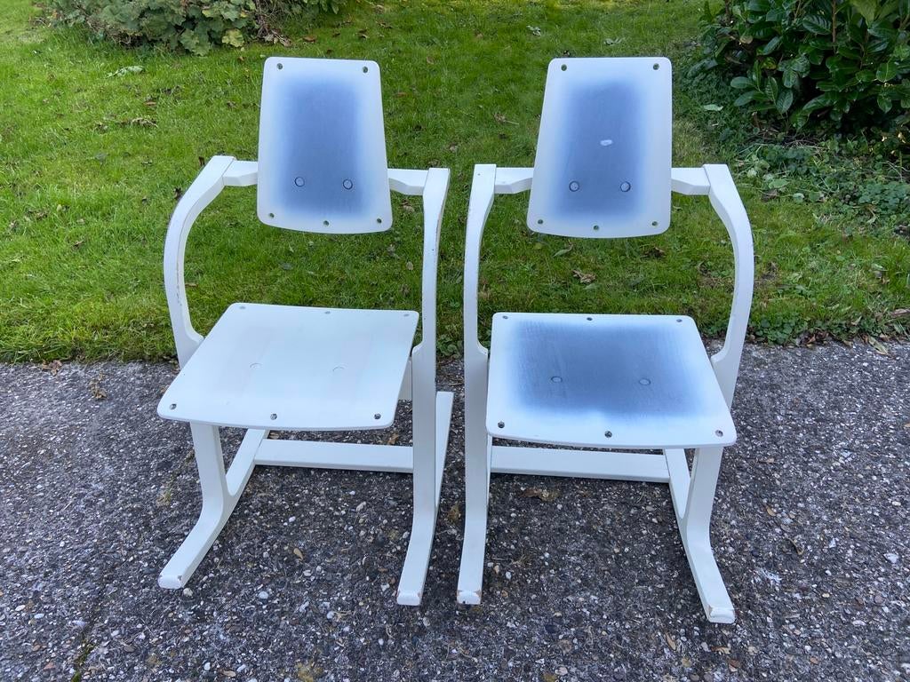 Stokke Varier actulum ergonomische stoel wit, Huis en Inrichting, Ophalen, Zo goed als nieuw, Wit, Eén