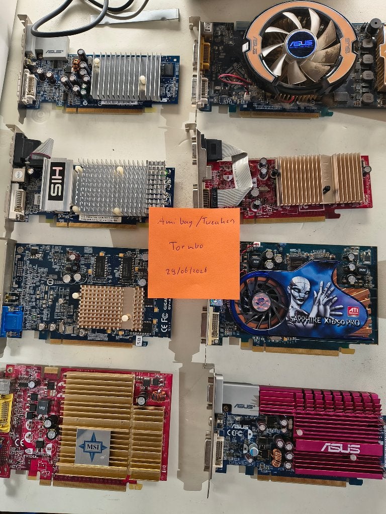 PCIe videokaarten (ASUS, MSI) – POST getest, Computers en Software, Videokaarten, Gebruikt, Overige chipsets, PCI-Express 1.0