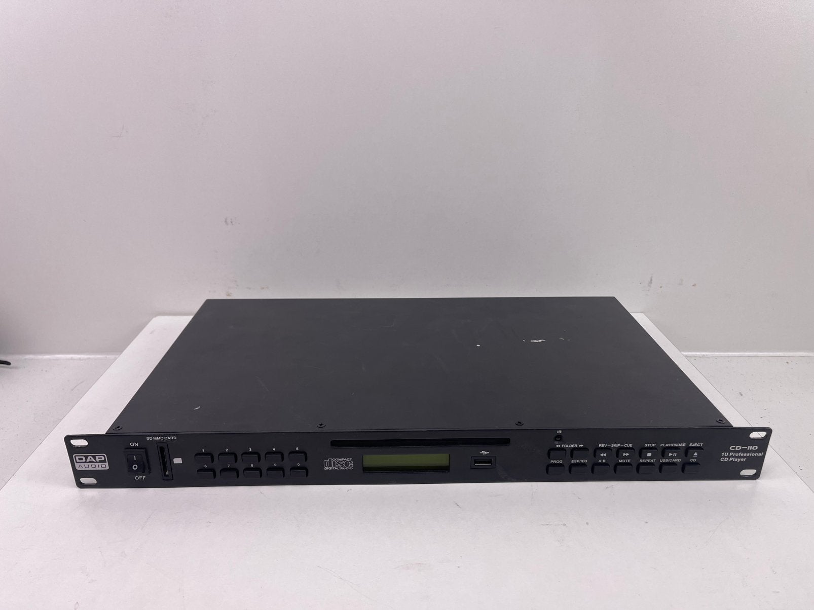 DAP Audio CD-110 1HE CD/USB - SD speler. 19Inch 1He, Ophalen, Gebruikt, Audio