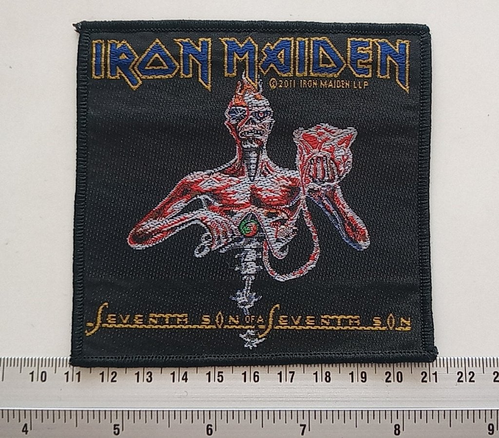 Iron Maiden leuke seventh son of a .... 2011 patch 236-, Ophalen of Verzenden, Nieuw, Kleding