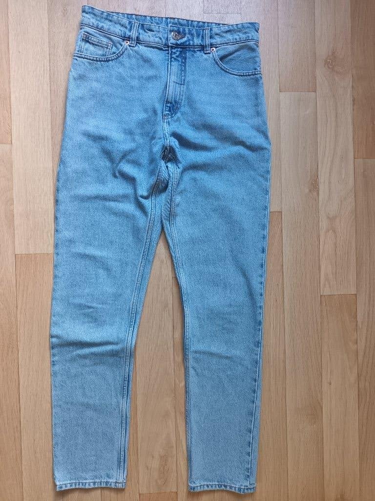 Monki jeans spijkerbroek broek maat 29 blauw blauwe katoen, Blauw, Ophalen of Verzenden, Monki, W28 - W29 (confectie 36)