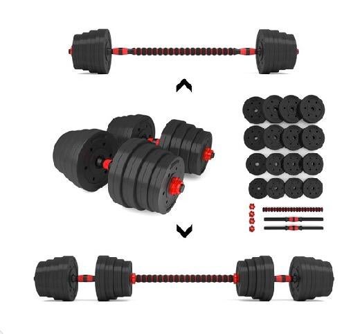 Halterset, dumbell 6-kant 30 kg NIEUW, Sport en Fitness, Fitnessmaterialen, Ophalen, Nieuw, Halterset