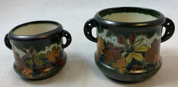 Kepella Arnhem Gouda Keramiek 2x Vaas Set Art Nouveau, Antiek en Kunst, Verzenden