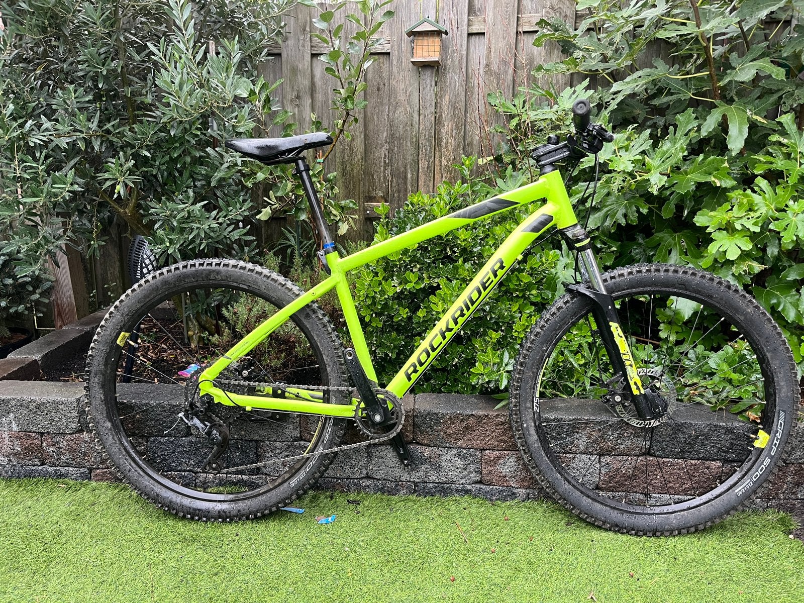 Rockrider maat L, Gebruikt, Hardtail, Heren, Schijfrem