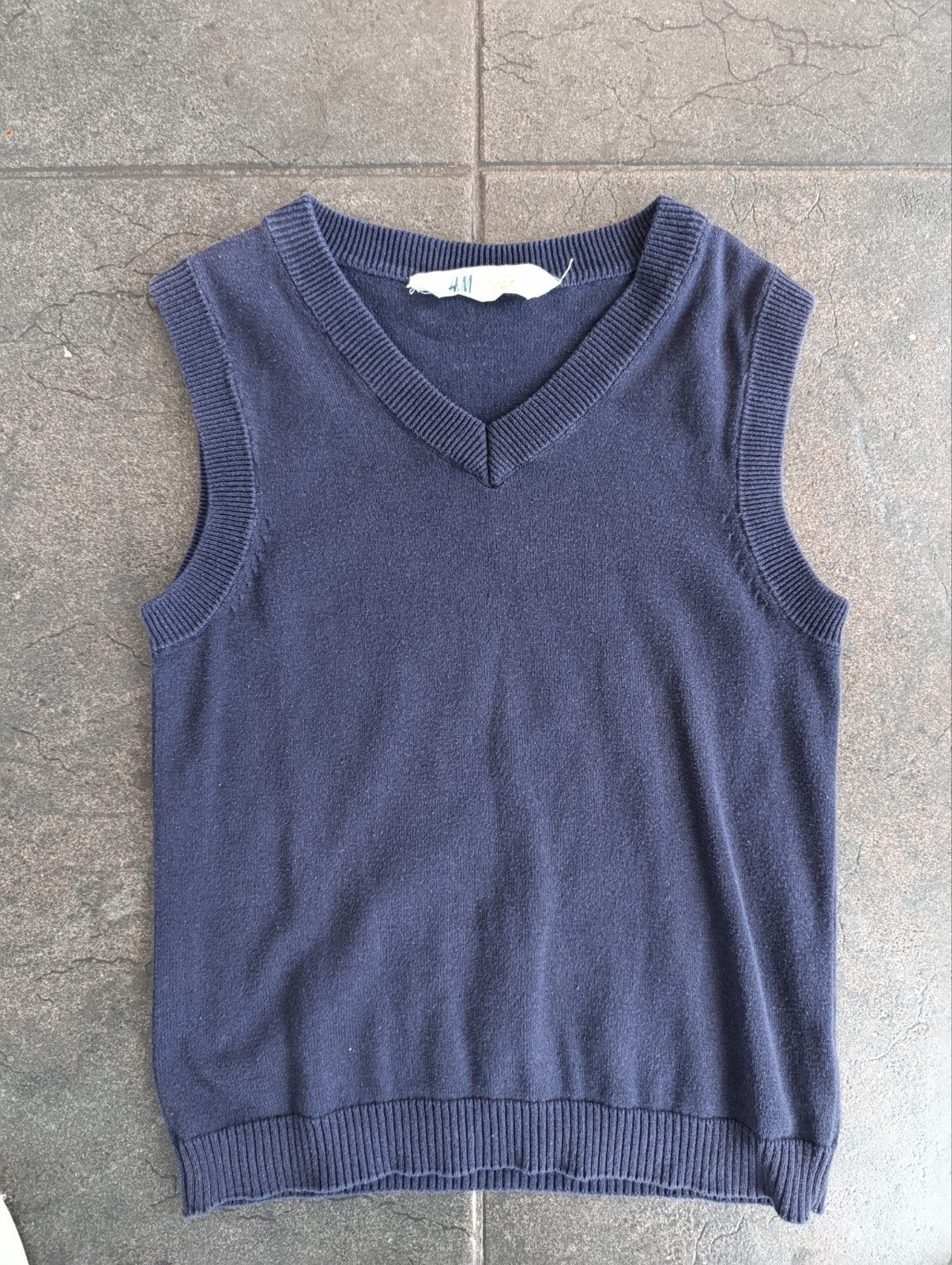 Donkerblauwe Spencer maat 134/140, Overige typen, H&M, Ophalen of Verzenden, Zo goed als nieuw