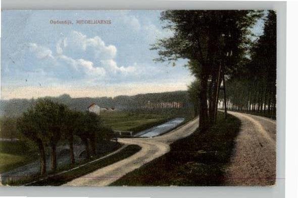 Middelharnis Oudendijk, Verzenden, Voor 1920, Gelopen, Zuid-Holland