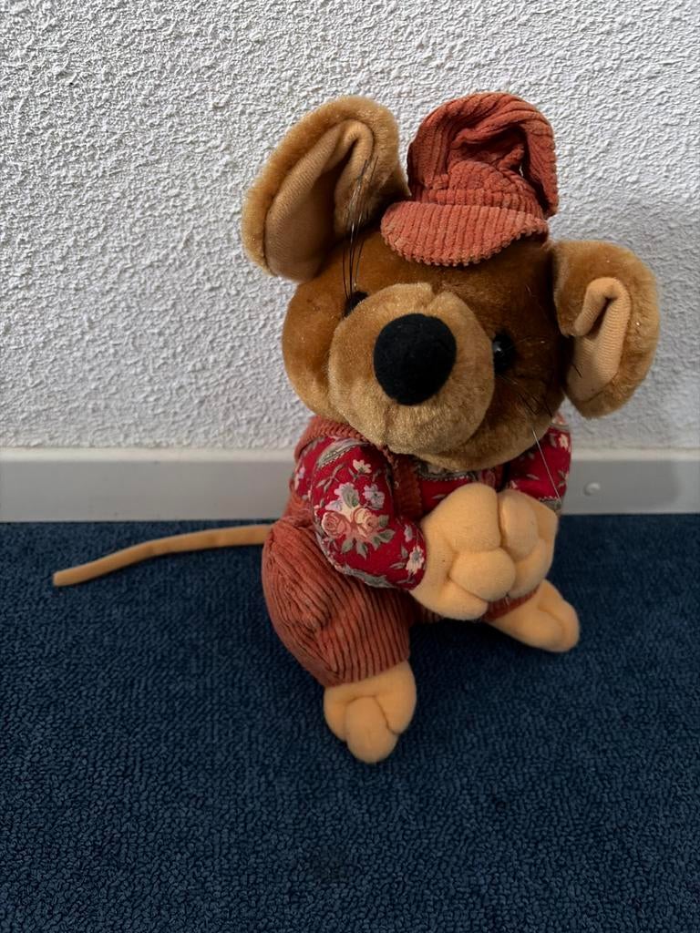 Schattige muis knuffel met kleding 23cm, Kinderen en Baby's, Speelgoed | Knuffels en Pluche, Nieuw, Overige typen, Ophalen of Verzenden