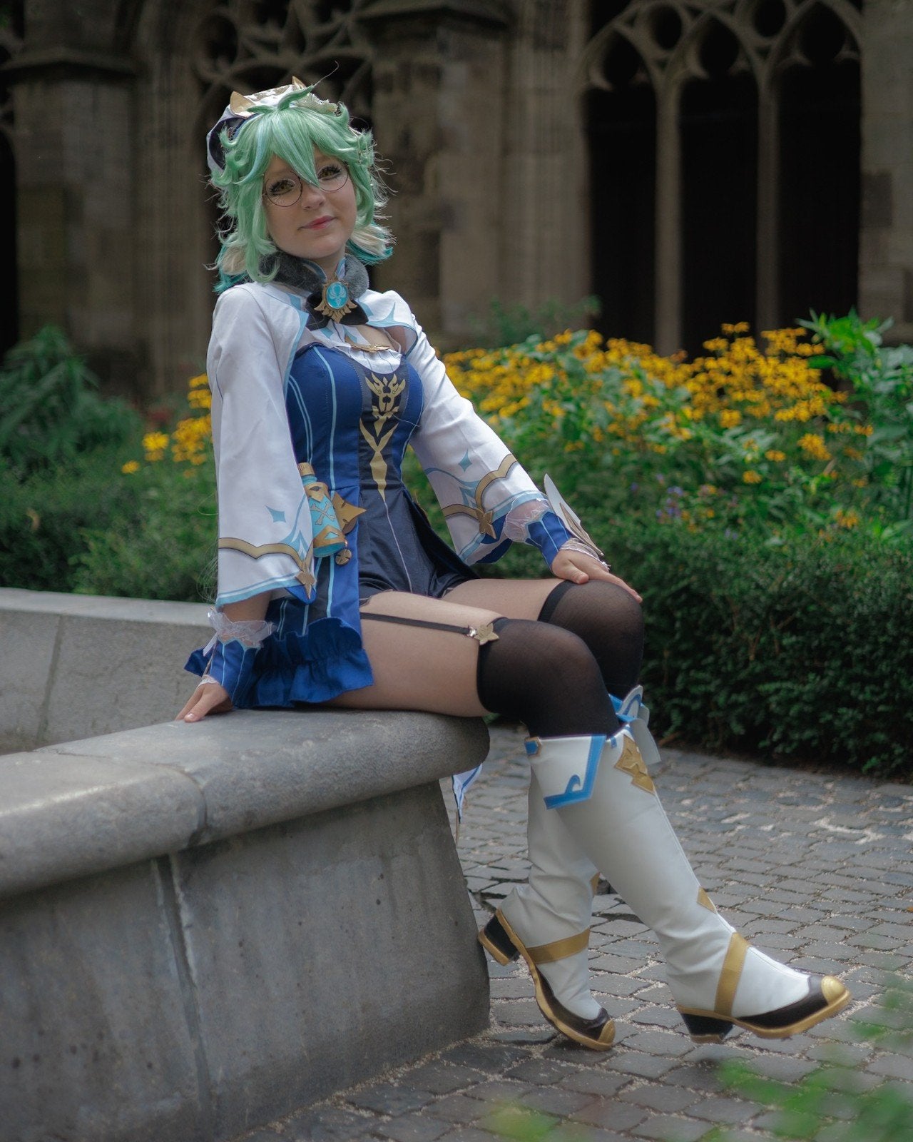 Sucrose cosplay genshin inpact, Ophalen of Verzenden, Gebruikt, Pak of Jurk