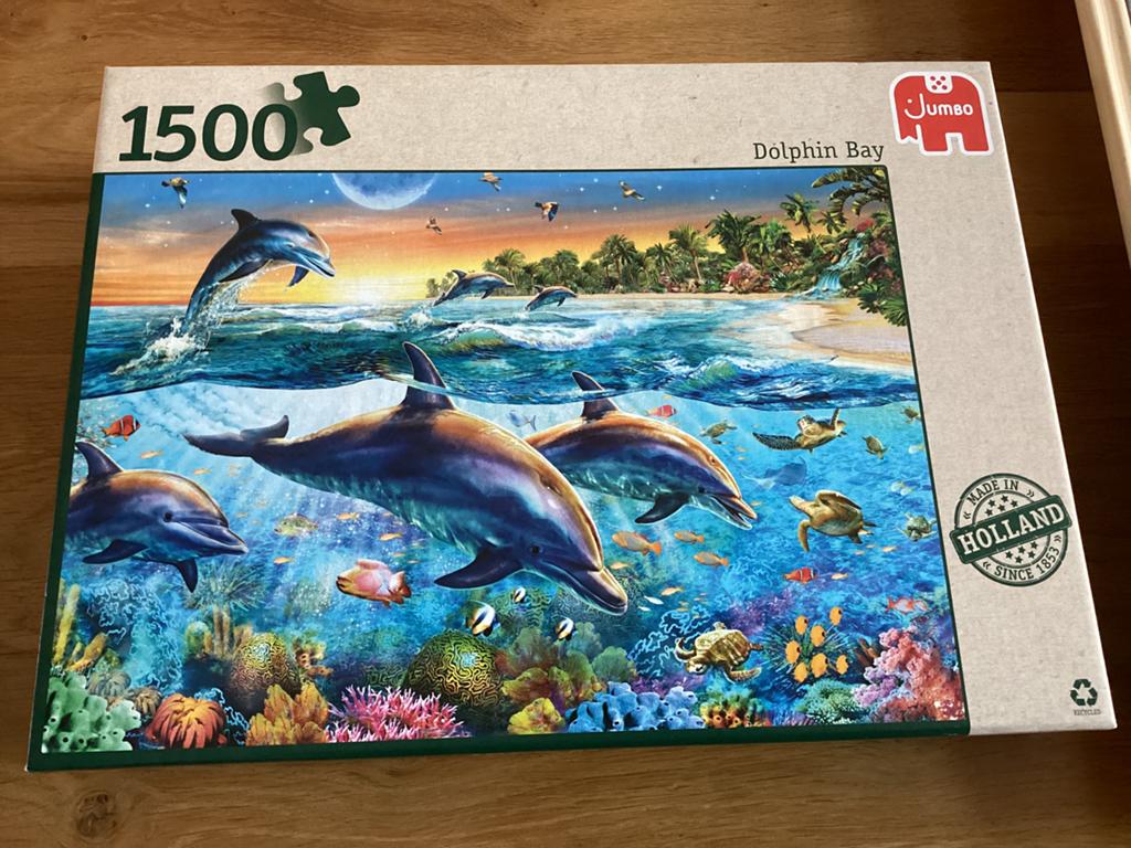 Jumbo puzzel 1500 nieuw staat, Hobby en Vrije tijd, Denksport en Puzzels, Ophalen of Verzenden, 500 t/m 1500 stukjes, Zo goed als nieuw