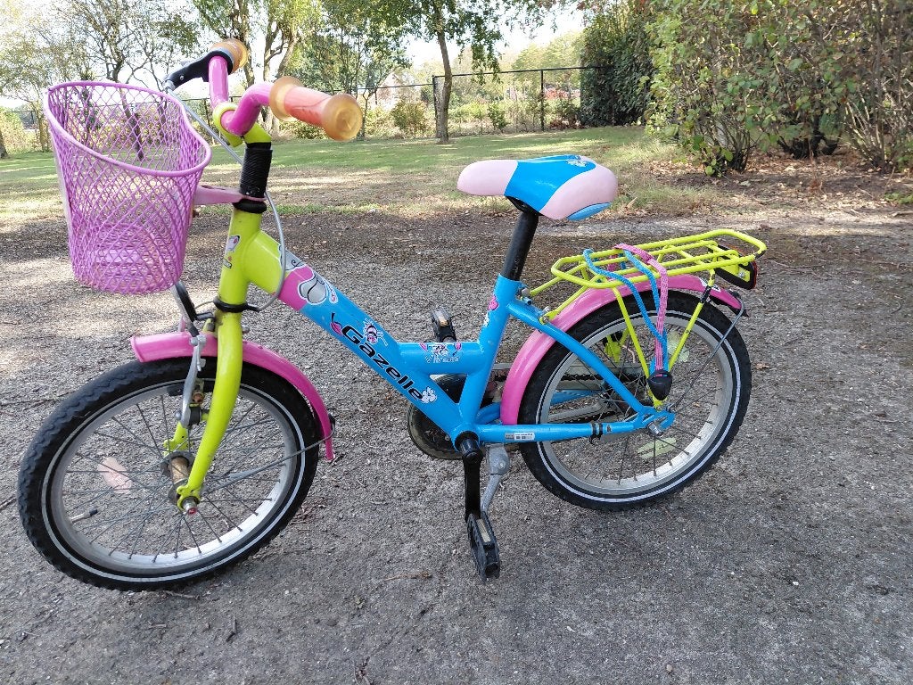 Kinderfiets gazelle winner/vlinder 16 inch, Ophalen, Velgrem, Gazelle, 16 tot 20 inch