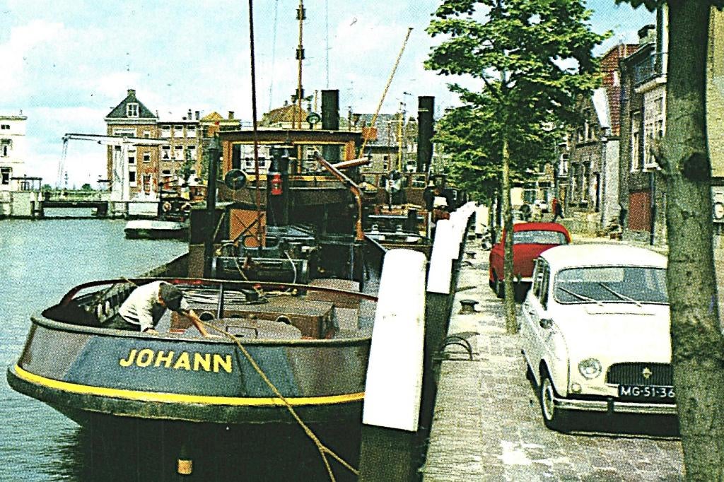 36614 Dordrecht ZH 1979 Sleepboot _Gelopen met mooie zegel, Ophalen of Verzenden, 1960 tot 1980, Gelopen, Zuid-Holland