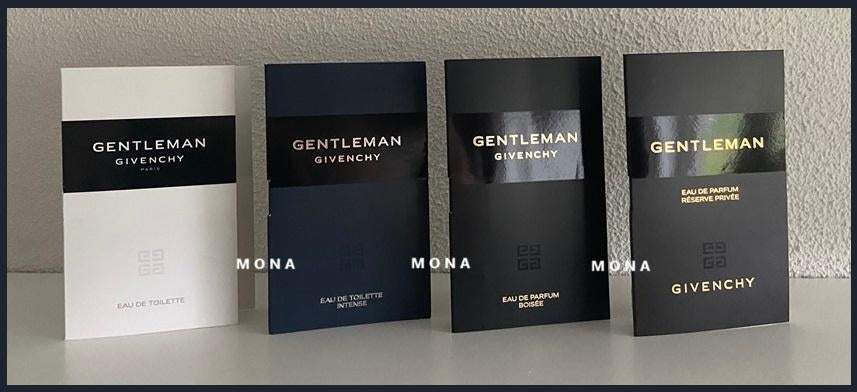 G Gentleman set 4 parfum samples proefjes testers monsters, Verzenden, Nieuw