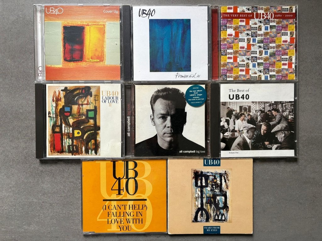 UB40 & Ali 9x cd-Labour II,Best Of, Cover, Sliver & Gefferty, Cd's en Dvd's, Ophalen of Verzenden, Zo goed als nieuw