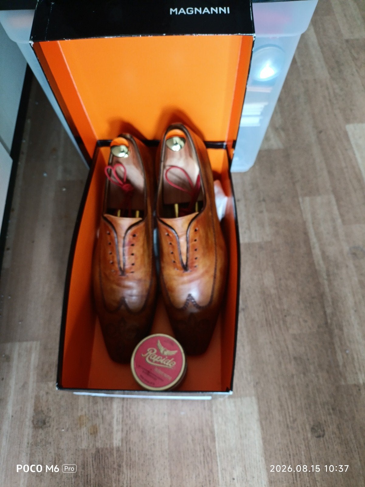 Magnanni veterschoenen maat 43, Kleding | Heren, Schoenen, Bruin, Ophalen of Verzenden, Zo goed als nieuw, Magnanni