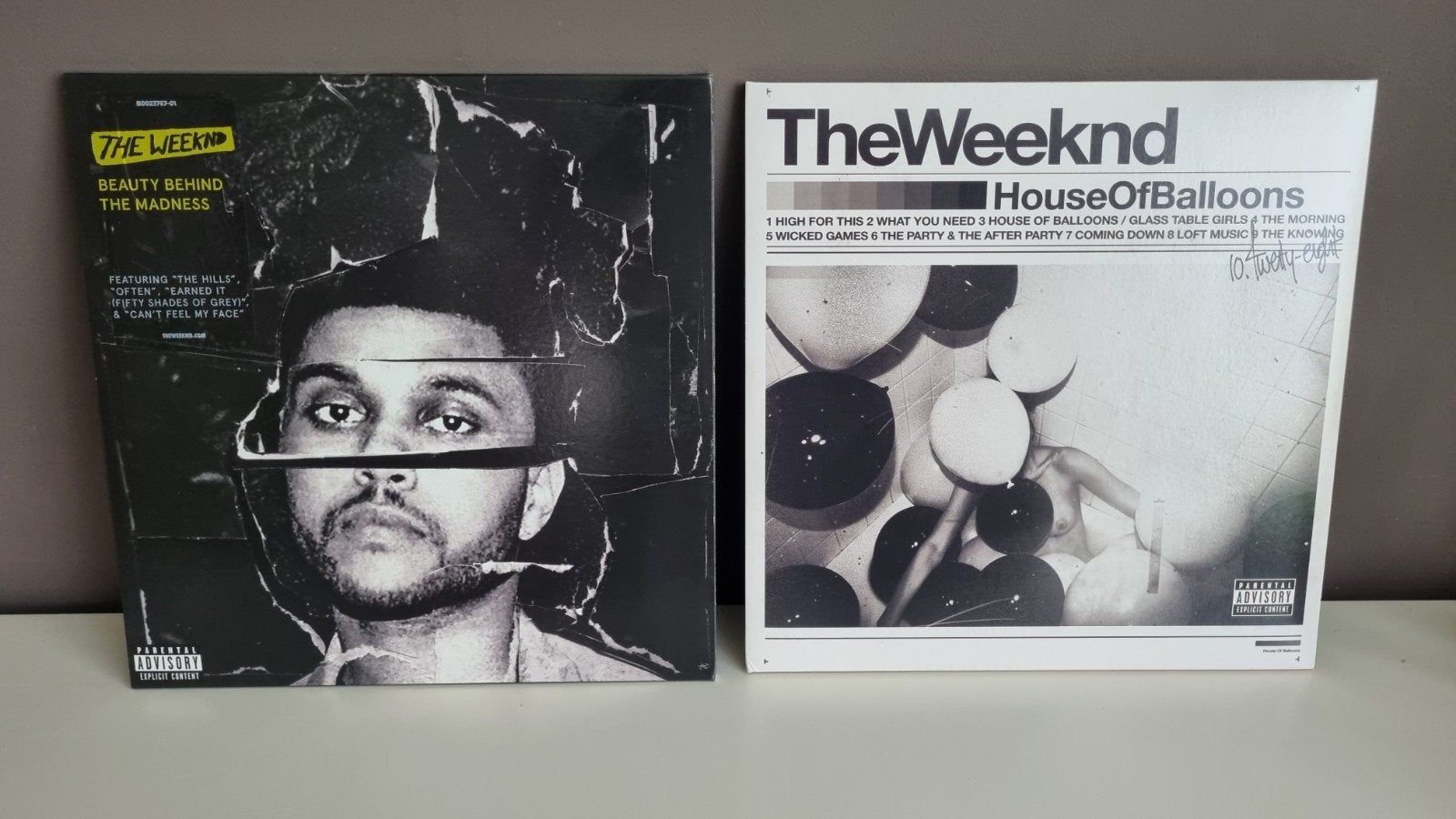 The Weeknd (Beauty behind the Madness, House of Balloons), Beschermende buitenhoes, Pop, Ophalen of Verzenden, Zo goed als nieuw