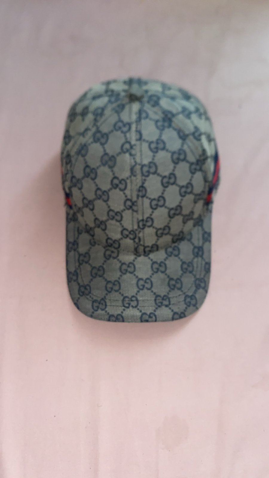 Gucci GG Monogram Pet met Webdetail, Ophalen, Gedragen, One size fits all, Pet