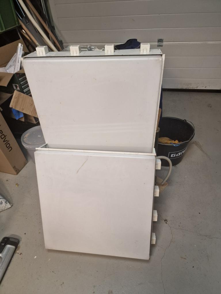 2 TL armaturen voor 60 cm TL- en LED buizen (4 buizen p/st), Ophalen, Gebruikt