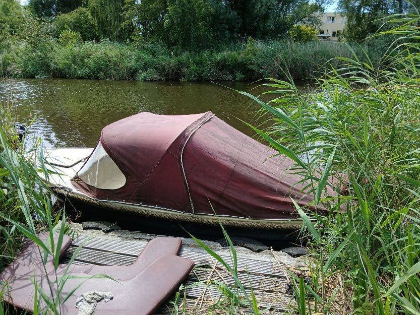 klein sloepje te koop met motor,  geen trailer aanwezig, Ophalen, Gebruikt, 4 m, Antaris