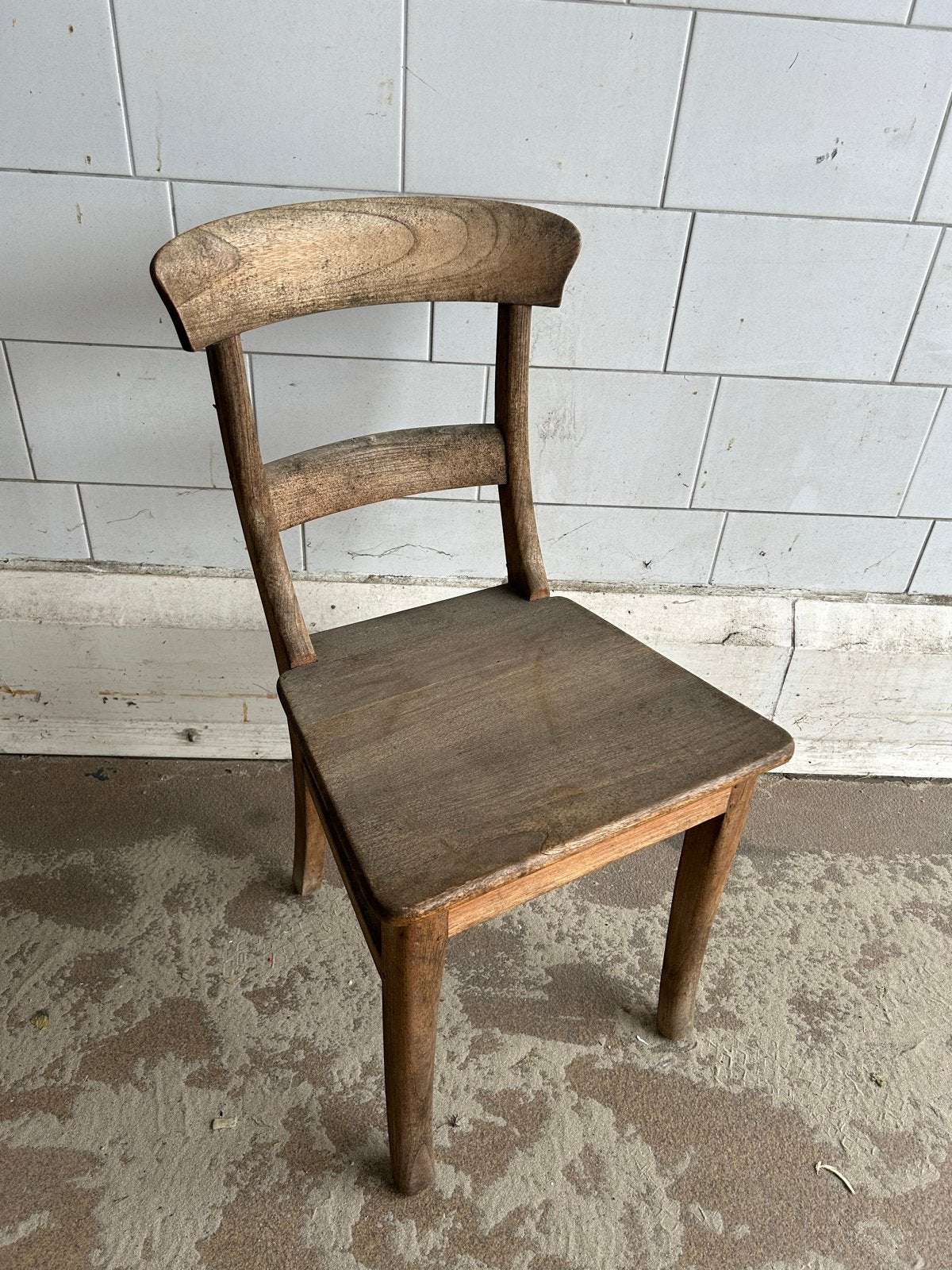 4 stuks Vintage teak houten stoel - Rustiek design, Ophalen