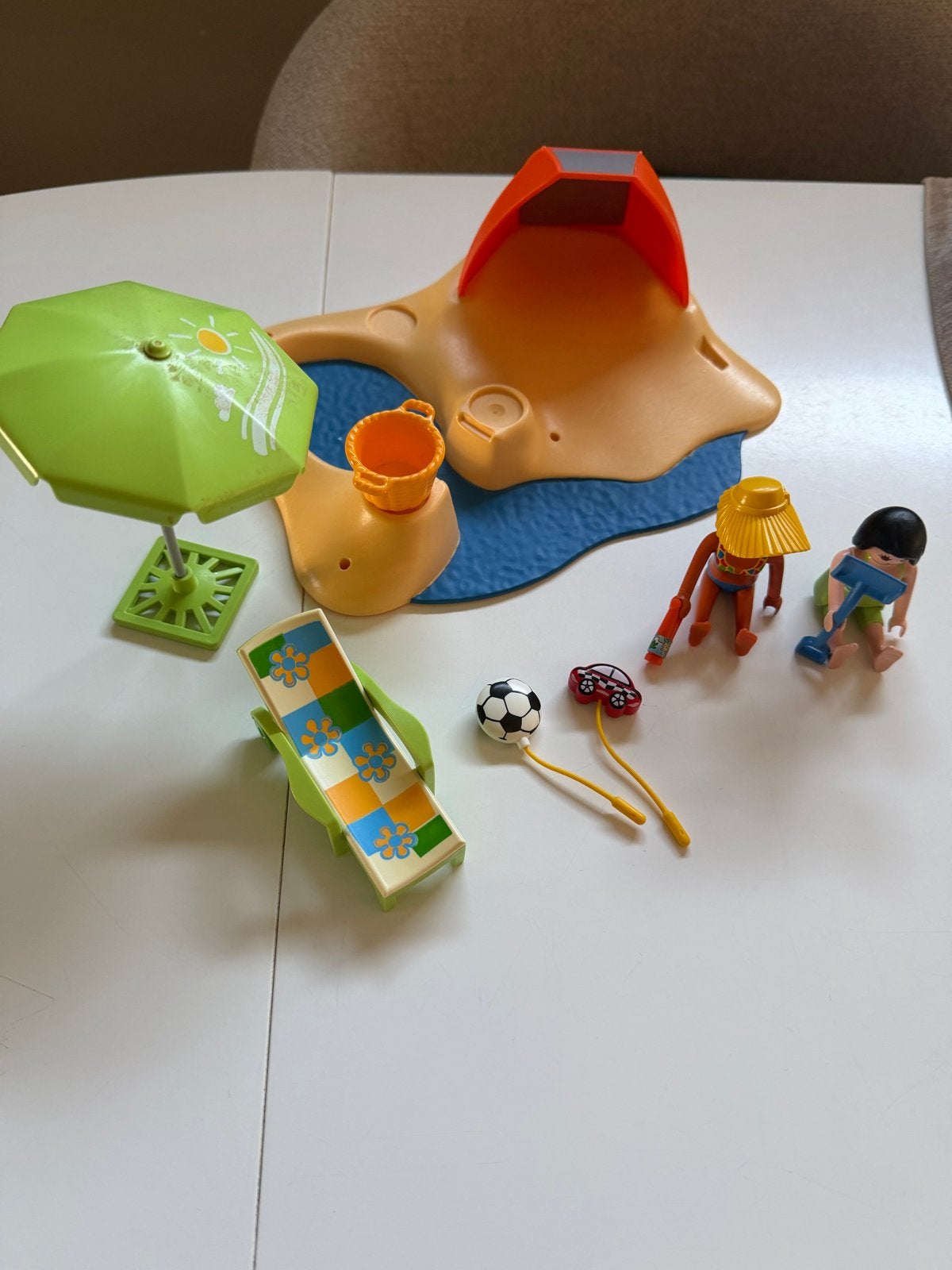 Playmobil strandset met figuren en accessoires - incompleet, Ophalen, Gebruikt, Losse onderdelen, Overige typen