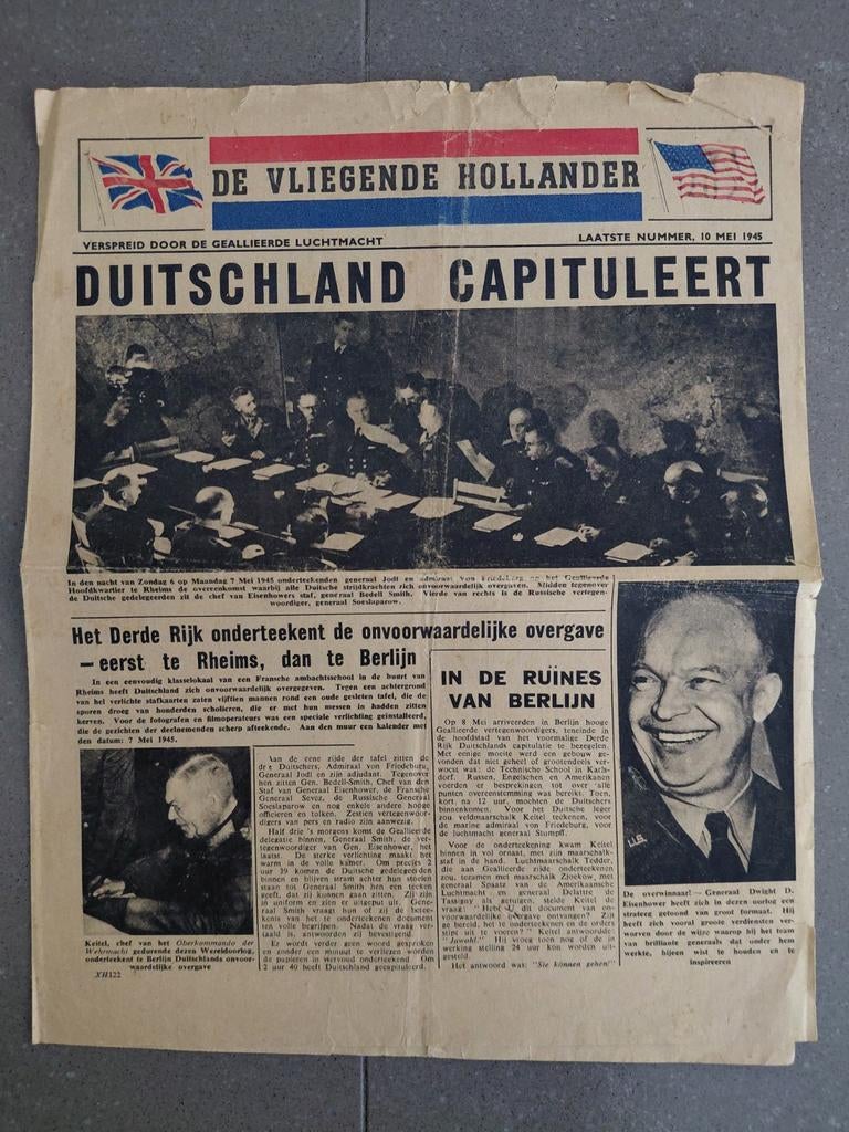 De Vliegende Hollander krant WO2, Verzamelen, Militaria | Tweede Wereldoorlog, Ophalen of Verzenden, Nederland, Boek of Tijdschrift