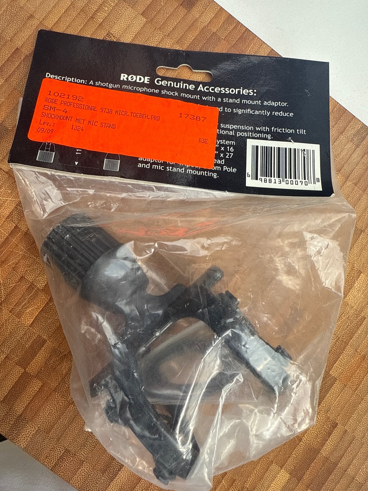 Rode SM4 Shotgun Shock Mount - Stand Adapter, Ophalen of Verzenden, Nieuw, Overige typen