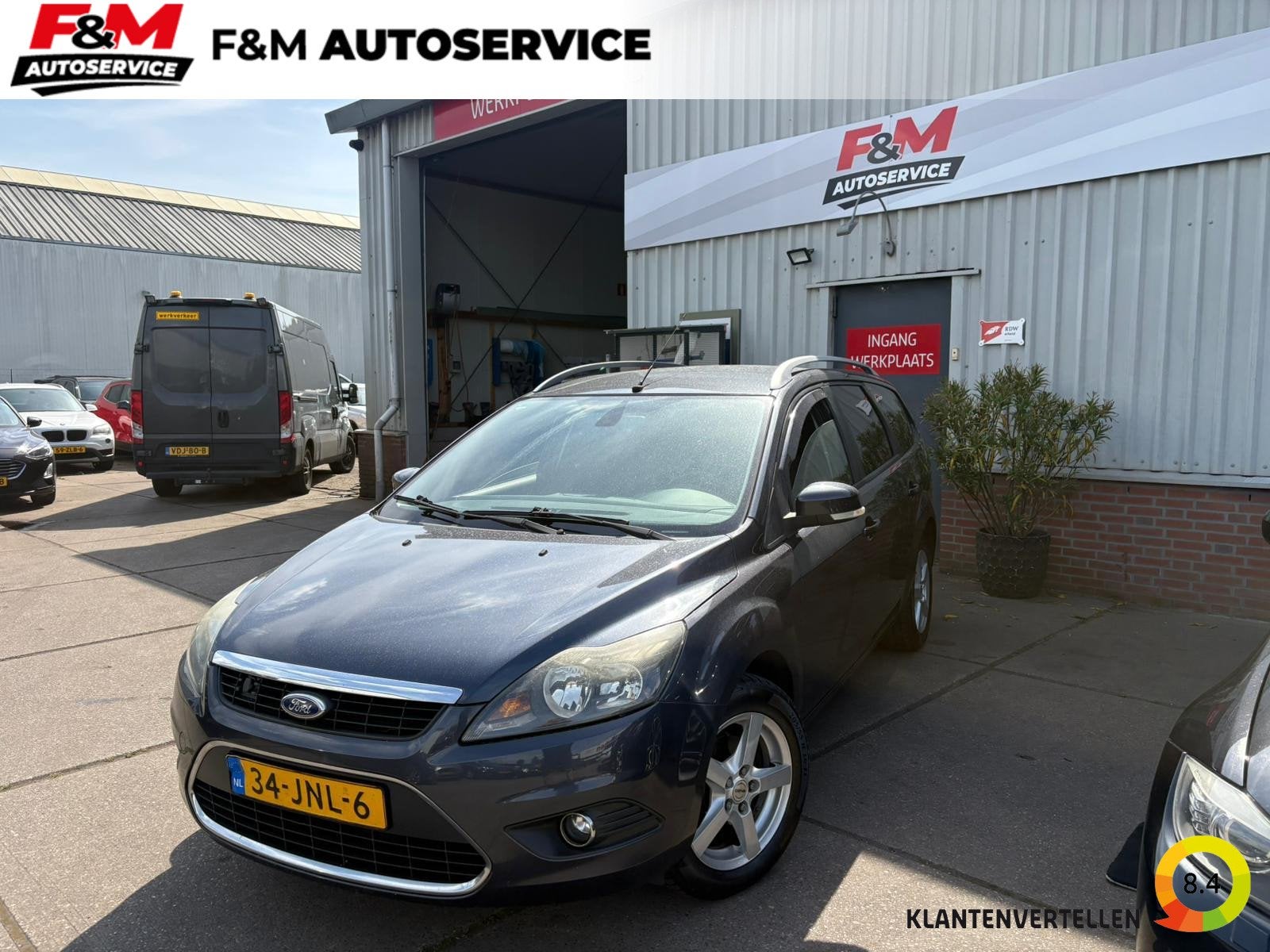 Ford Focus Wagon 1.8 Titanium Flexi Fuel Clima, cruise, navi, Auto's, Gebruikt, 4 cilinders, Euro 4, 57 €/maand