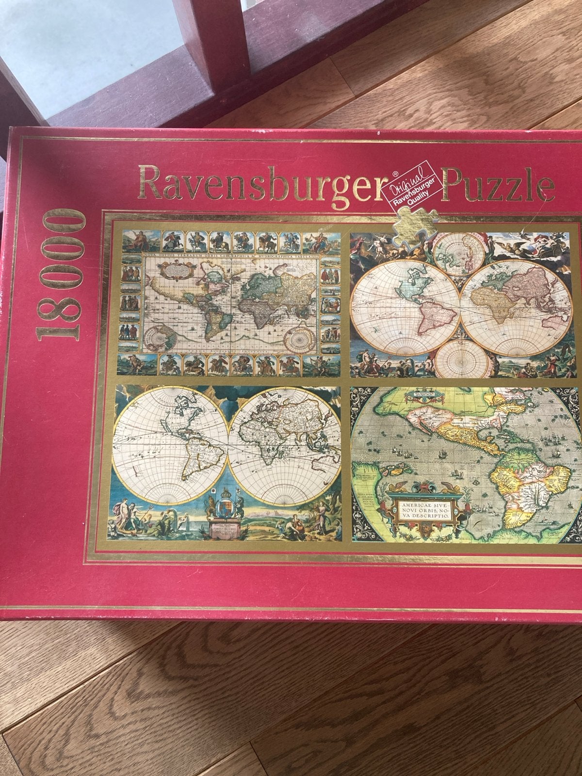 Ravensburger Legpuzzel 18000 stukjes - Wereldkaarten, Hobby en Vrije tijd, Ophalen of Verzenden, Meer dan 1500 stukjes, Gebruikt