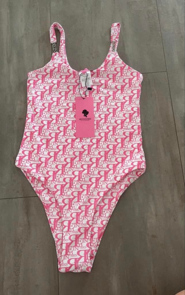 Reinders Nieuw Badpak Maat S - Roze Carnation Print, Kleding | Dames, Badmode en Zwemkleding, Ophalen of Verzenden, Nieuw, Roze