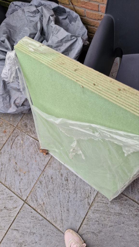 9 Groene Ondervloerplaten (Zachtboard) - Ideaal voor, Ophalen, 60 cm of meer, Minder dan 5 m², Vloertegels