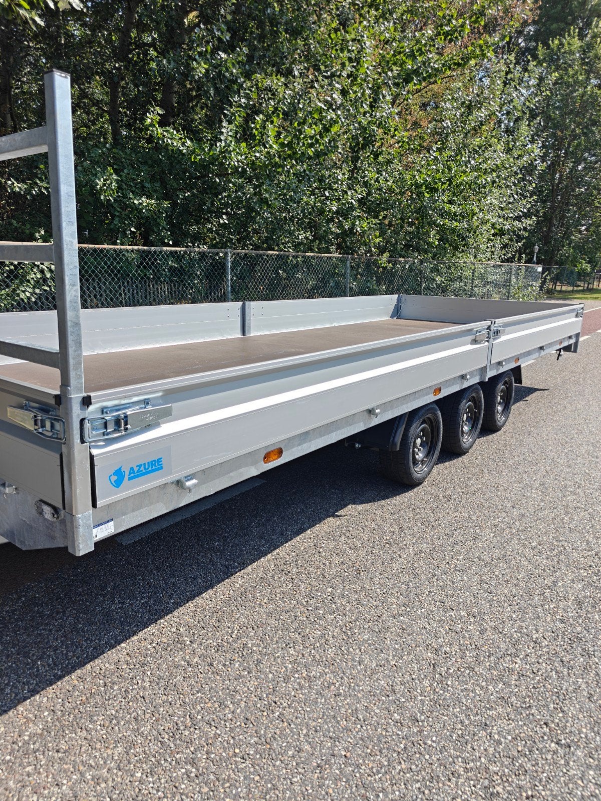 Demo Hapert plateau aanhanger 3500KG + rijplaten /steunpoten, Auto diversen, Ophalen of Verzenden, Zo goed als nieuw