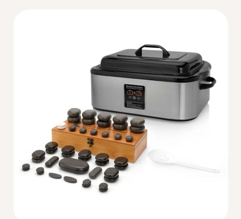 Hotstonepan 17 liter met complete set hotstones, Ophalen, Gebruikt, Hotstone