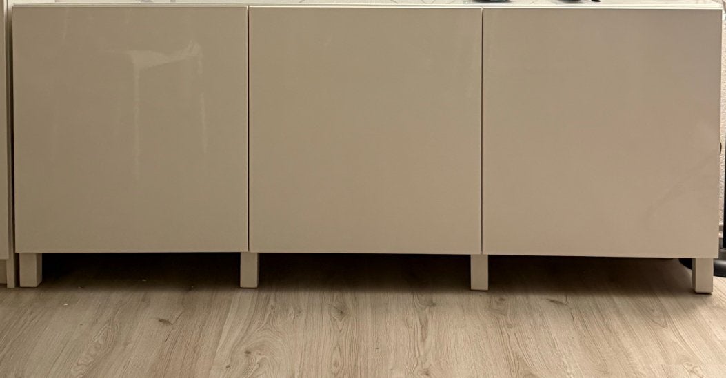 IKEA Dressoir (wit glans) ZGAN!!, Ophalen, Zo goed als nieuw, 25 tot 50 cm, Minder dan 100 cm