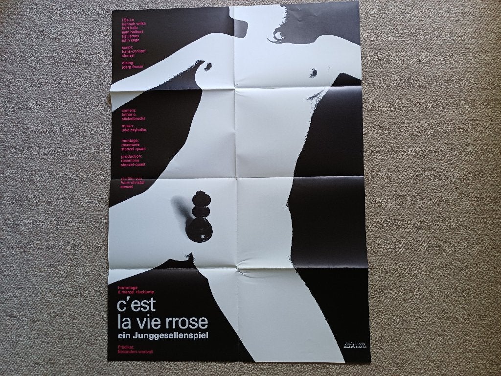 C ' EST   LA   VIE   RROSE     filmposter., Rechthoekig Staand, Verzenden, Nieuw, A1 t/m A3