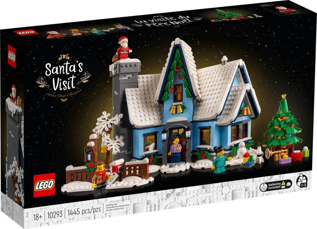 Winter Village Collectie-Icons -Lego Santa's Visit nr. 10293, Lego, Inclusief accessoires, Ophalen of Verzenden, Zo goed als nieuw