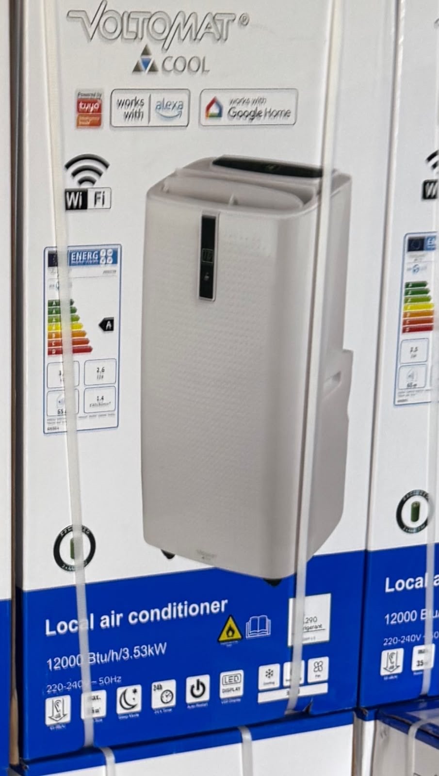 Voltomat 12.000 BTU - nieuw in doos, Ophalen, Nieuw, 3 snelheden of meer, Koelen en Ontvochtigen