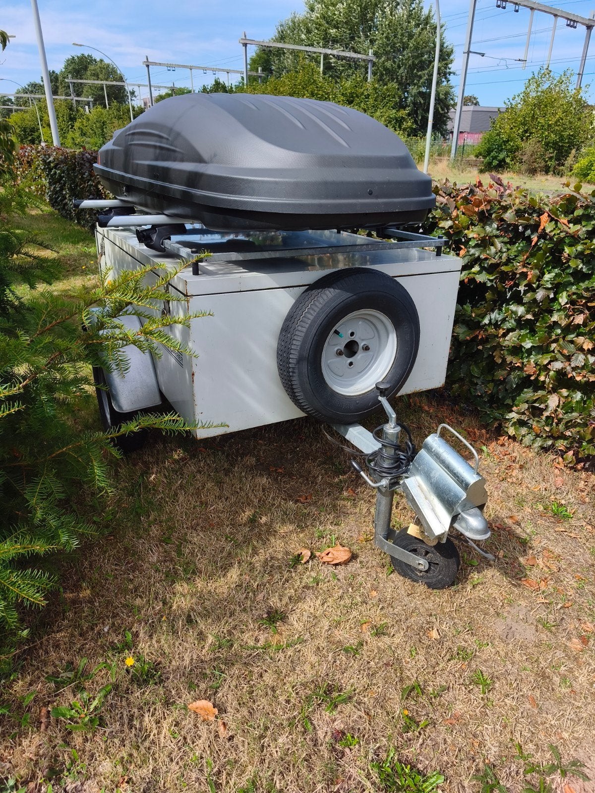 kameeruitrusting: aanhanger, Decathlon tent en Obelink luife, Caravans en Kamperen, Tenten, Ophalen, Meer dan 6
