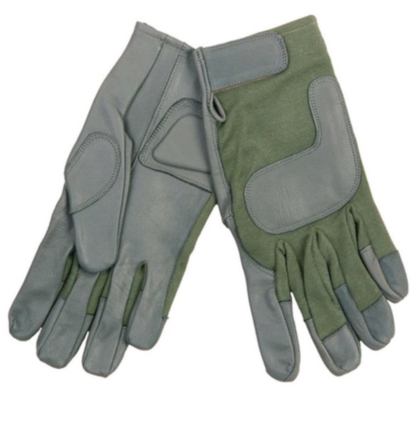 Airsoft tactical handschoen van soepel nomex stof en leer, Ophalen of Verzenden, Nieuw, Overige maten, Handschoenen